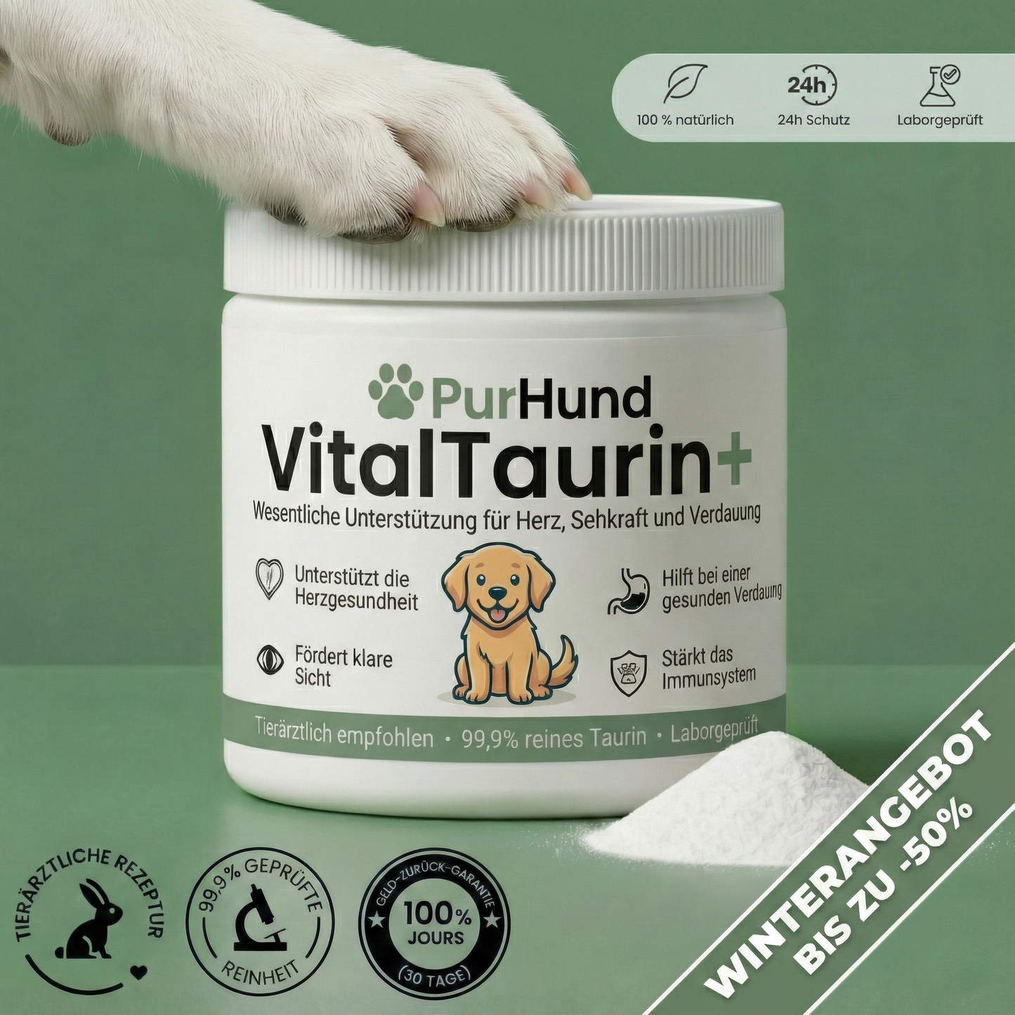 VitalTaurin+ – Die Nr. 1 Empfehlung von Tierärzten